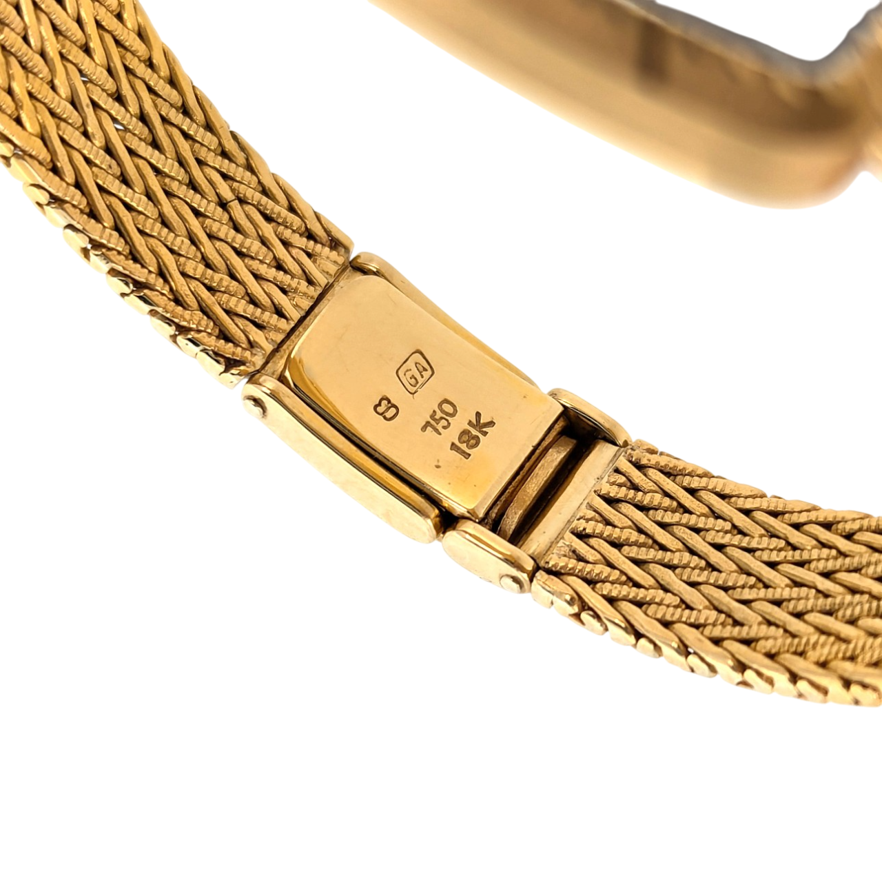 Vintage 18K Yellow Gold Rolex Cellini 4080 Blue Face 1981