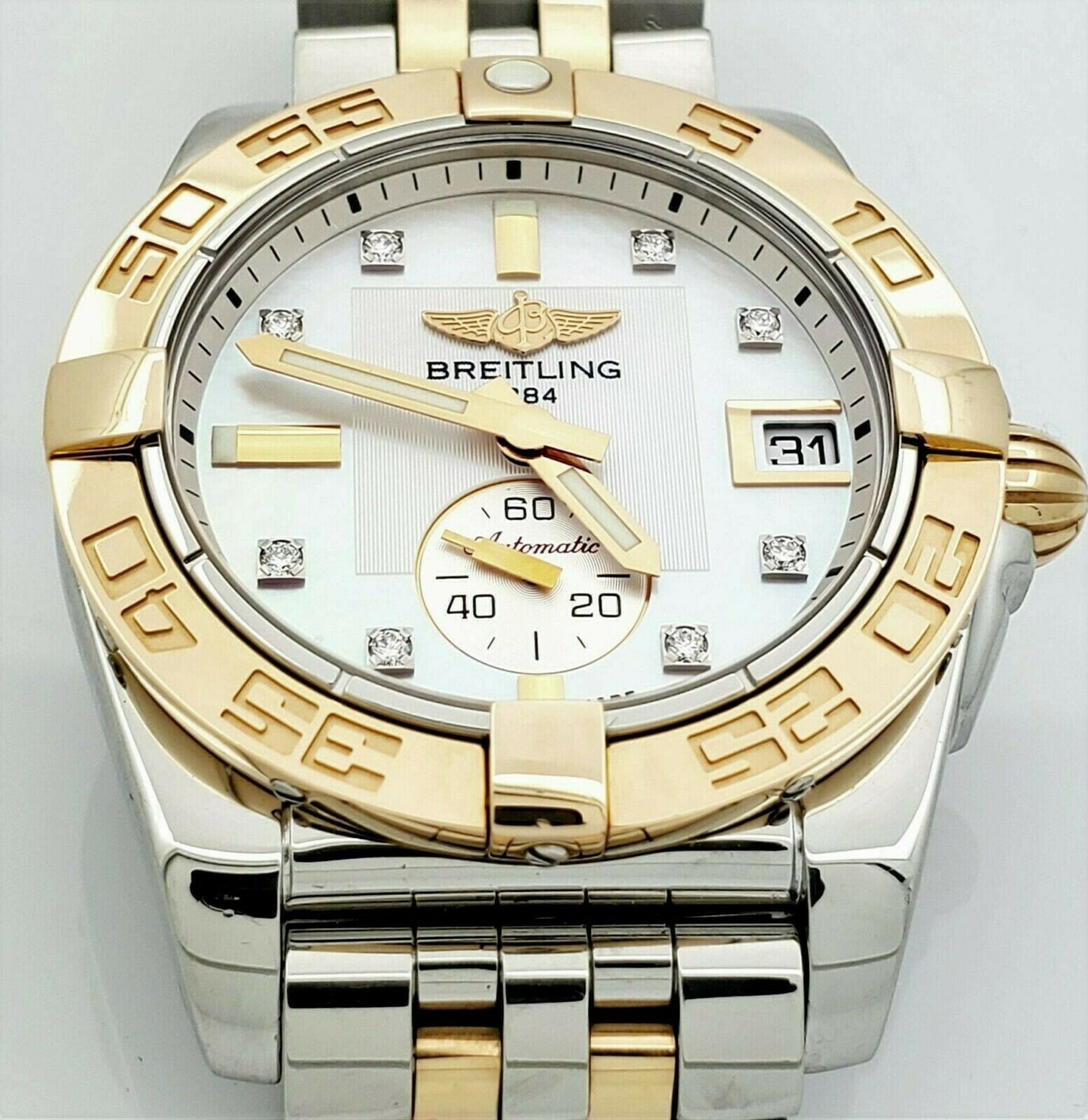 Breitling Galactic 36mm Automatic C37330 18K Rose Gold Diamond Dial