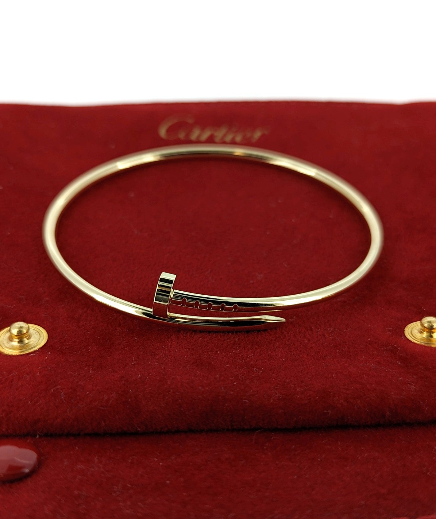 Cartier Juste Un Clou Diamond Nail Bracelet by Cartier