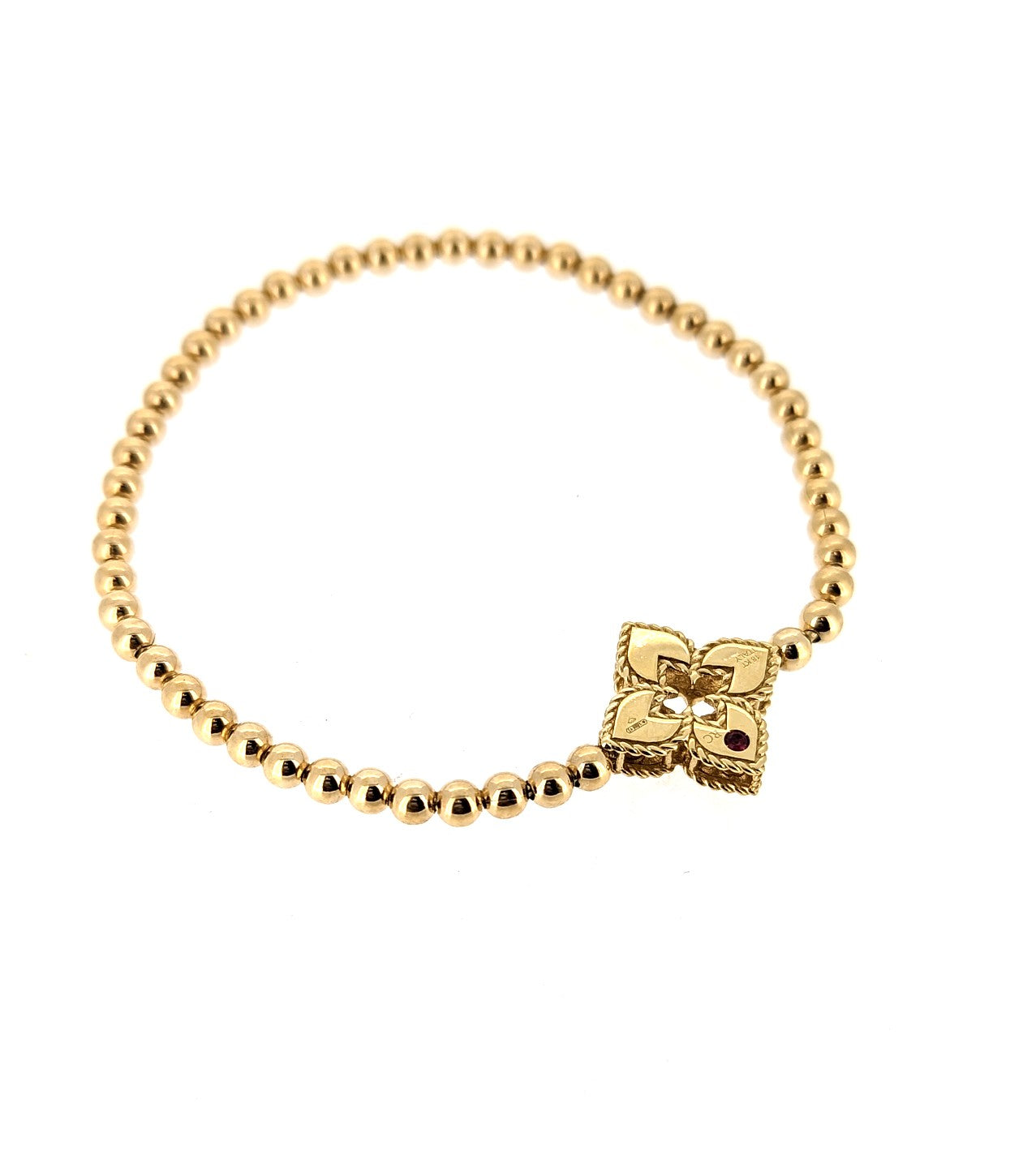 Roberto Coin 18k Beaded Venetian Diamond Bracelet