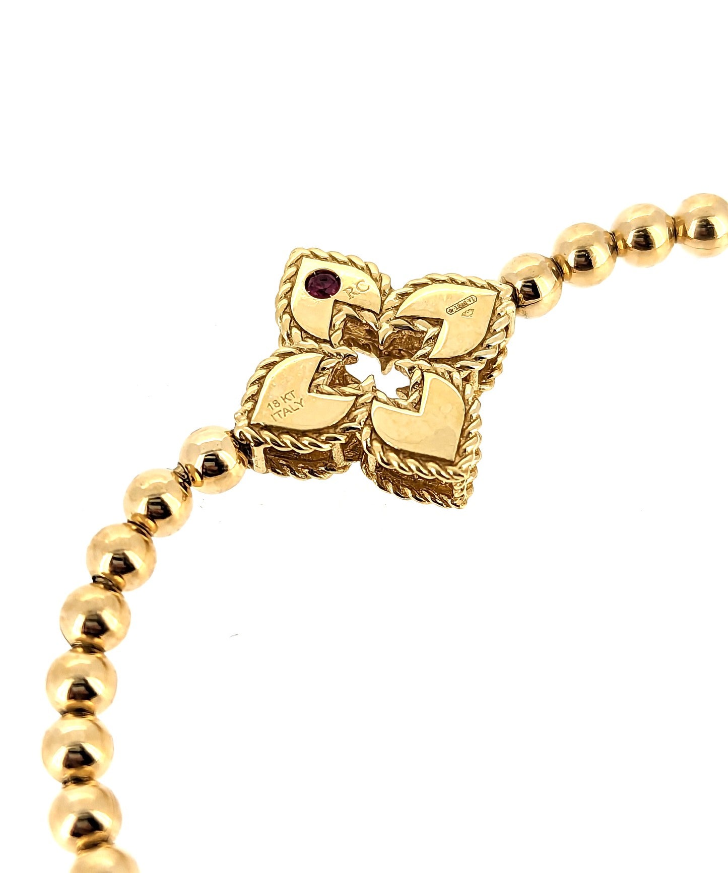 Roberto Coin 18k Beaded Venetian Diamond Bracelet