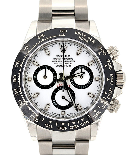 Rolex Daytona Panda Stainless Steel White Dial 116500LN 2022