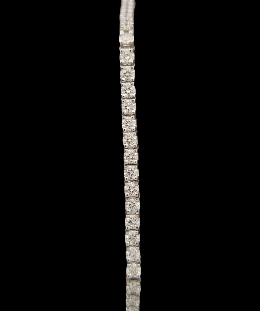 5 Carat Diamond Tennis Bracelet 14K White Gold