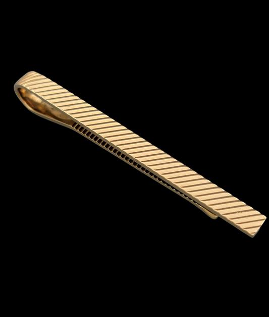 Vintage Cartier 18K Yellow Gold Tie Bar Clip