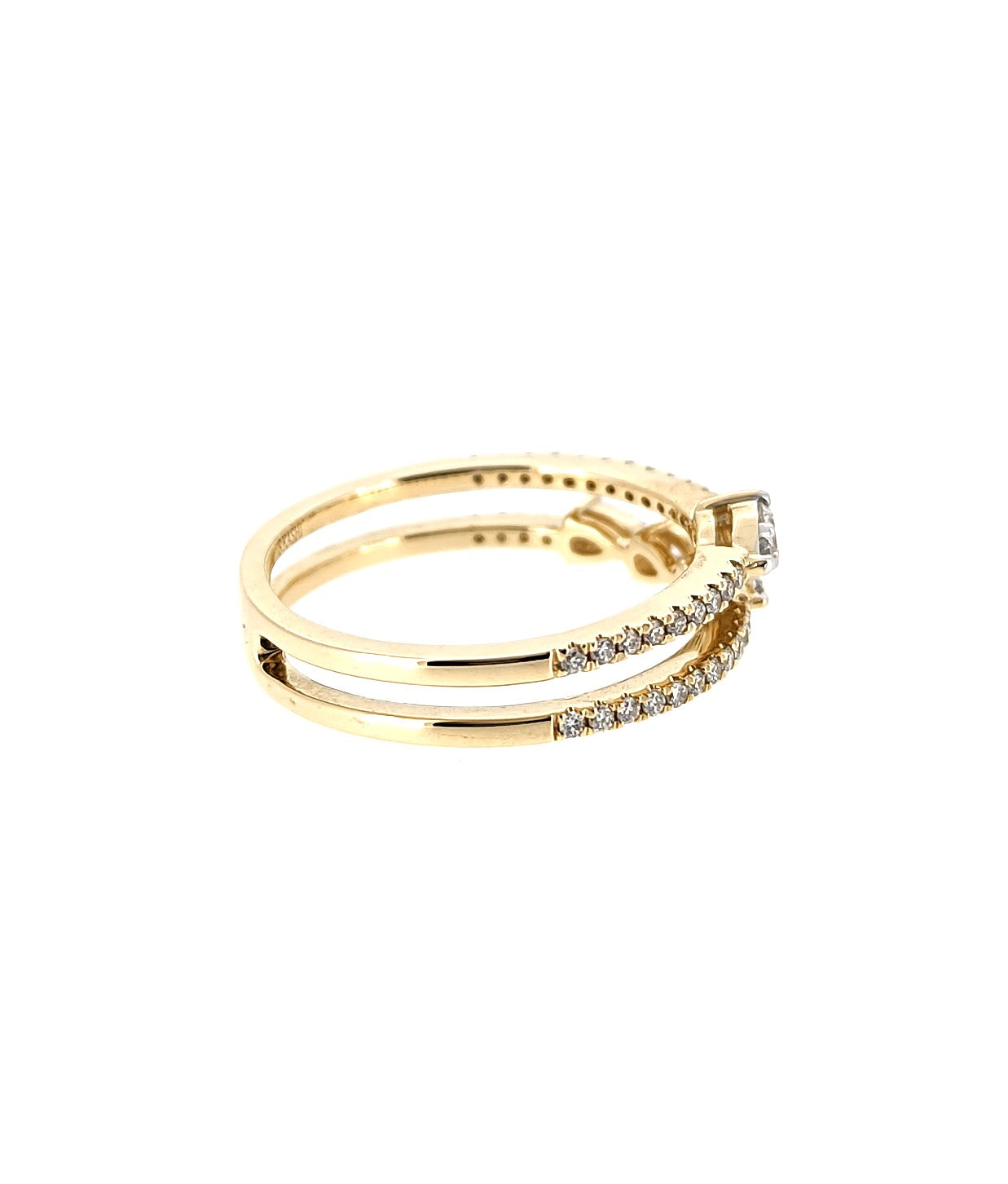 DUPE Fashion Tricolor Double Ring … curated on LTK