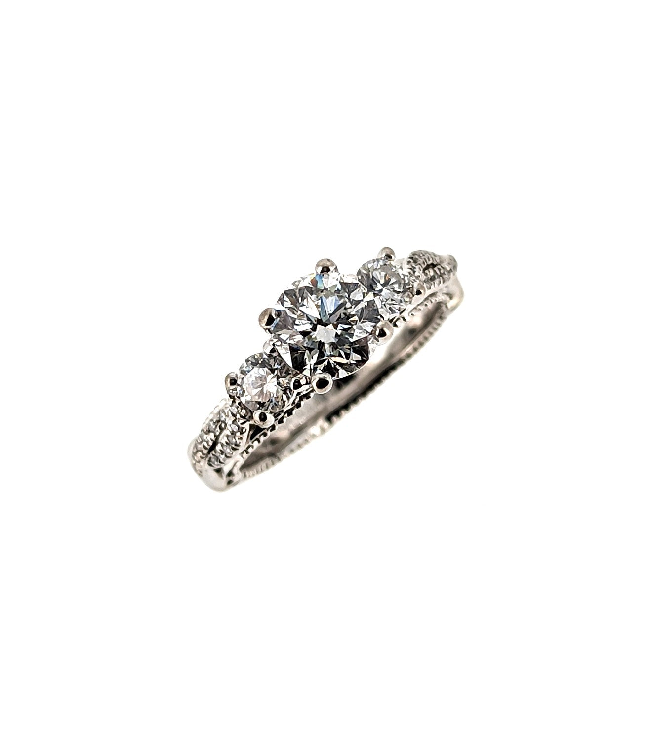 Verragio 18K White Gold 1 Carat Diamond Engagement Ring