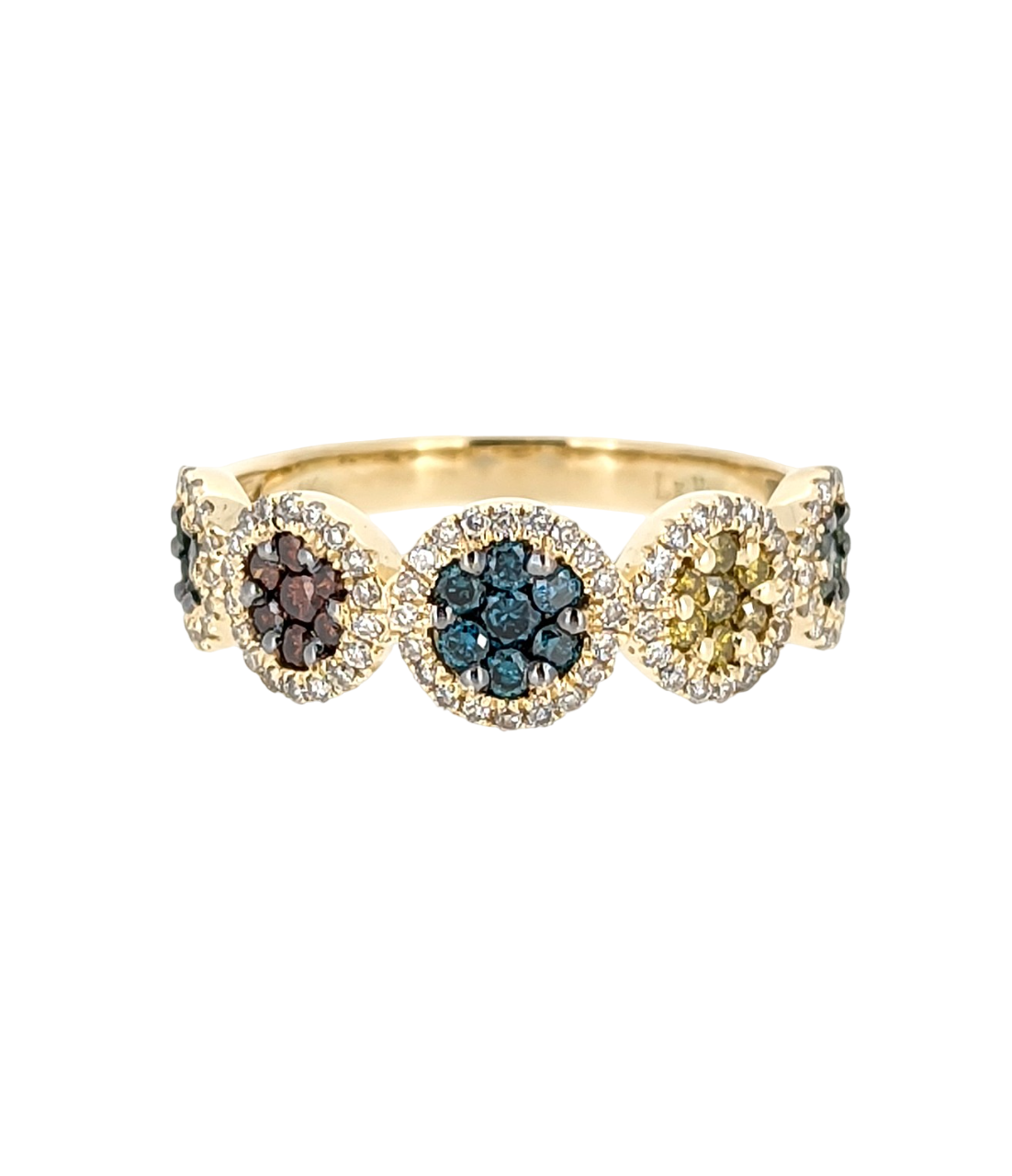 Le Vian Multicolor Diamond Ring in 14k Yellow Gold
