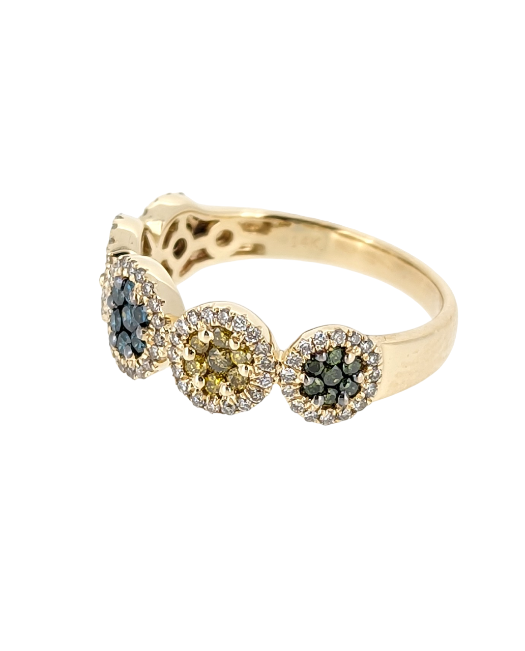 Le Vian Multicolor Diamond Ring in 14k Yellow Gold