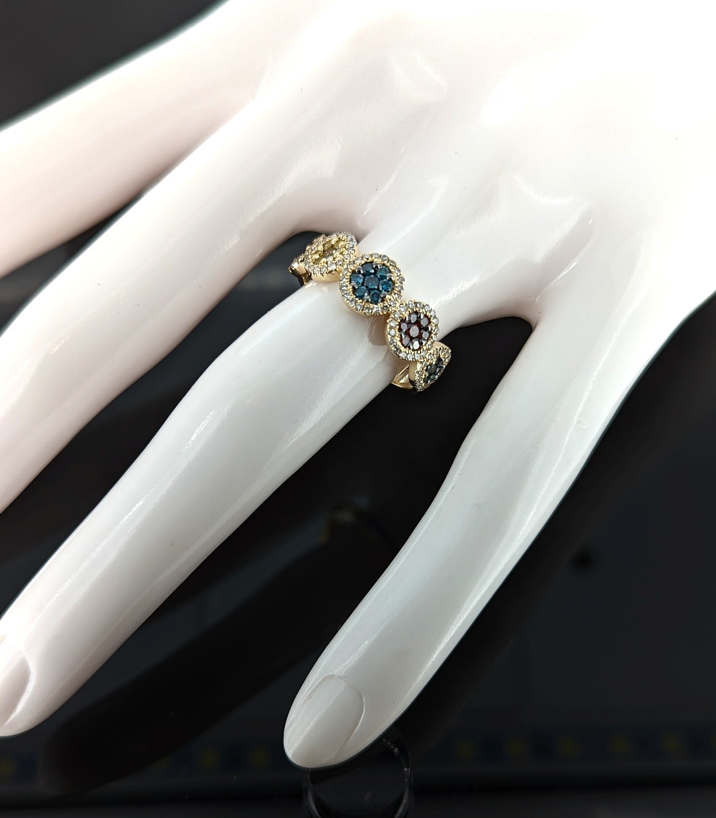 Le Vian Multicolor Diamond Ring in 14k Yellow Gold