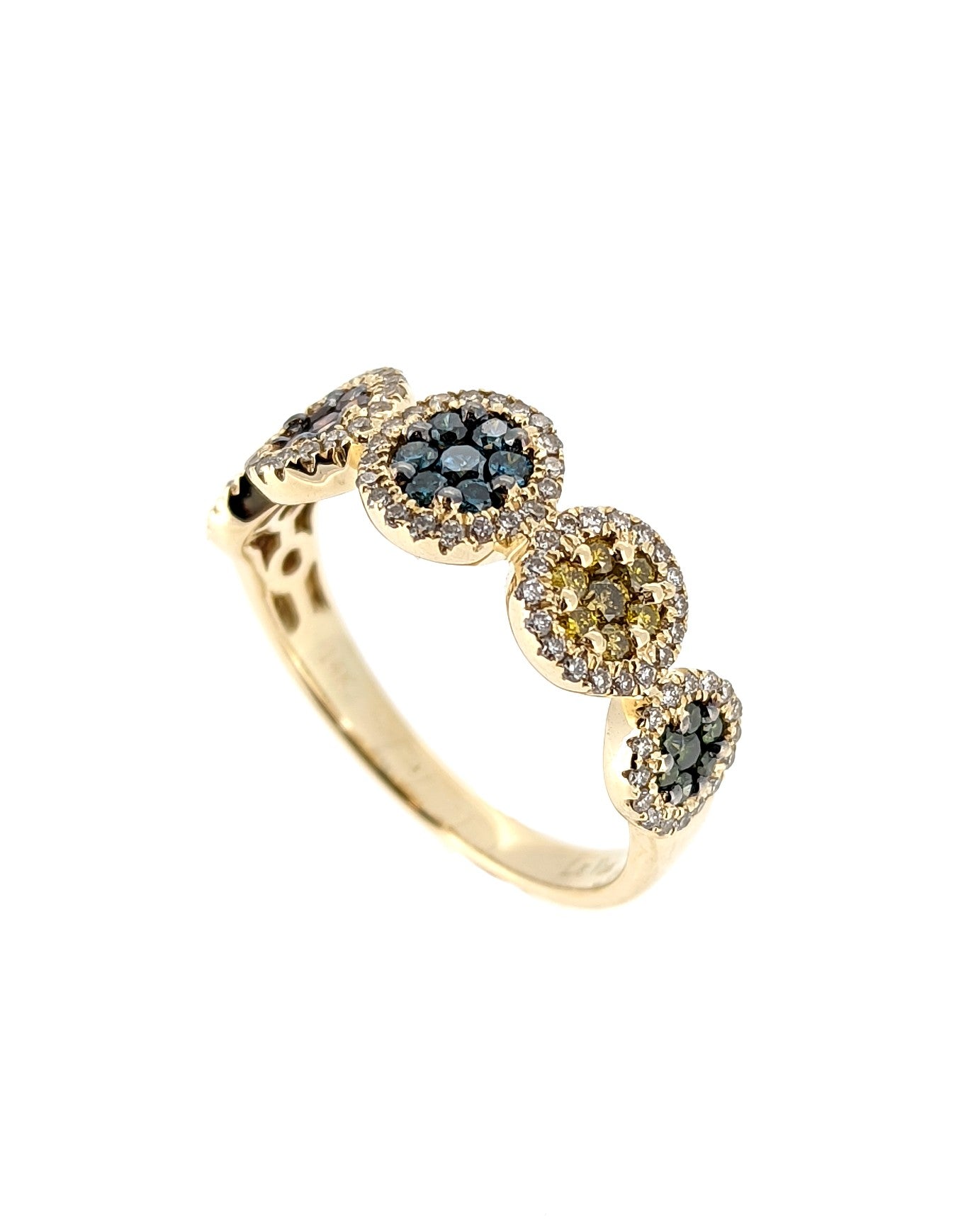 Le Vian Multicolor Diamond Ring in 14k Yellow Gold